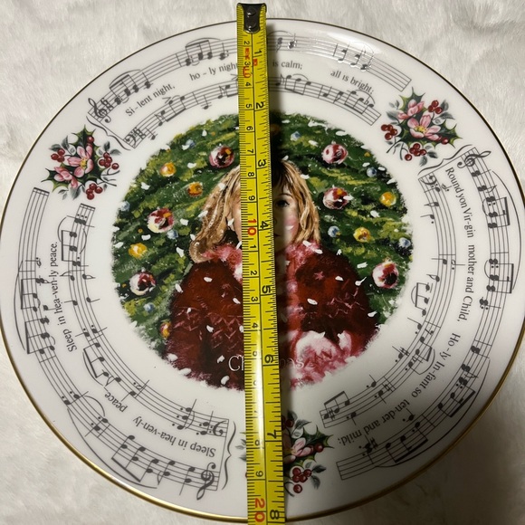 Royal Doulton Christmas Carols Silent Night 1983 Collectable Plate - Picture 4 of 5